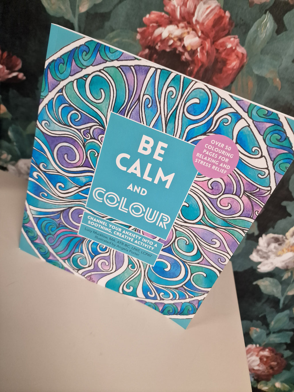 Be calm and colour colouring book