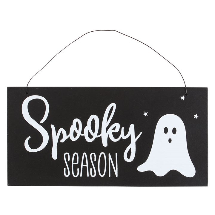 Spooky season sign