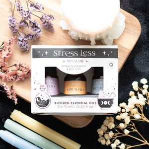 Stress less essential oil trio